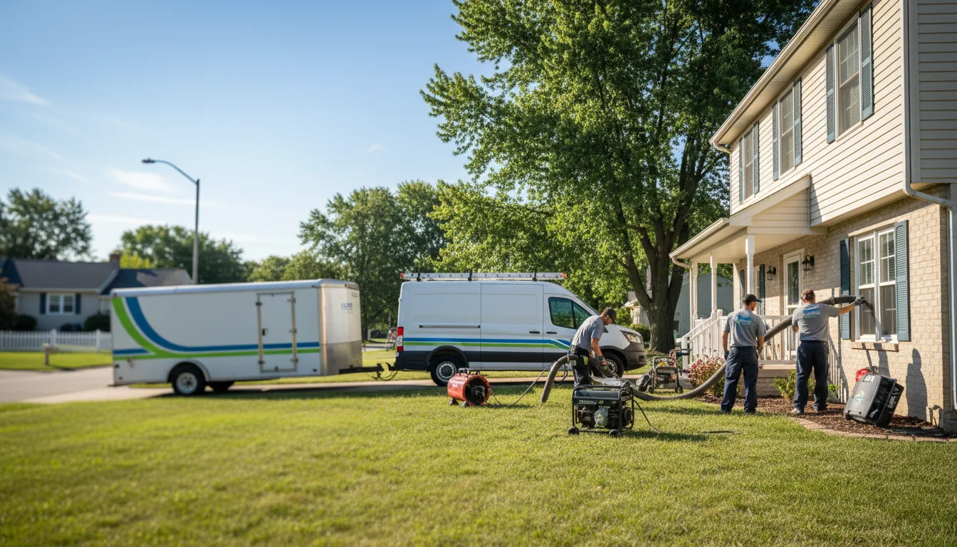 Flooded Basement Restoration And Cleanup With Repair in Mount Morris, IL near me